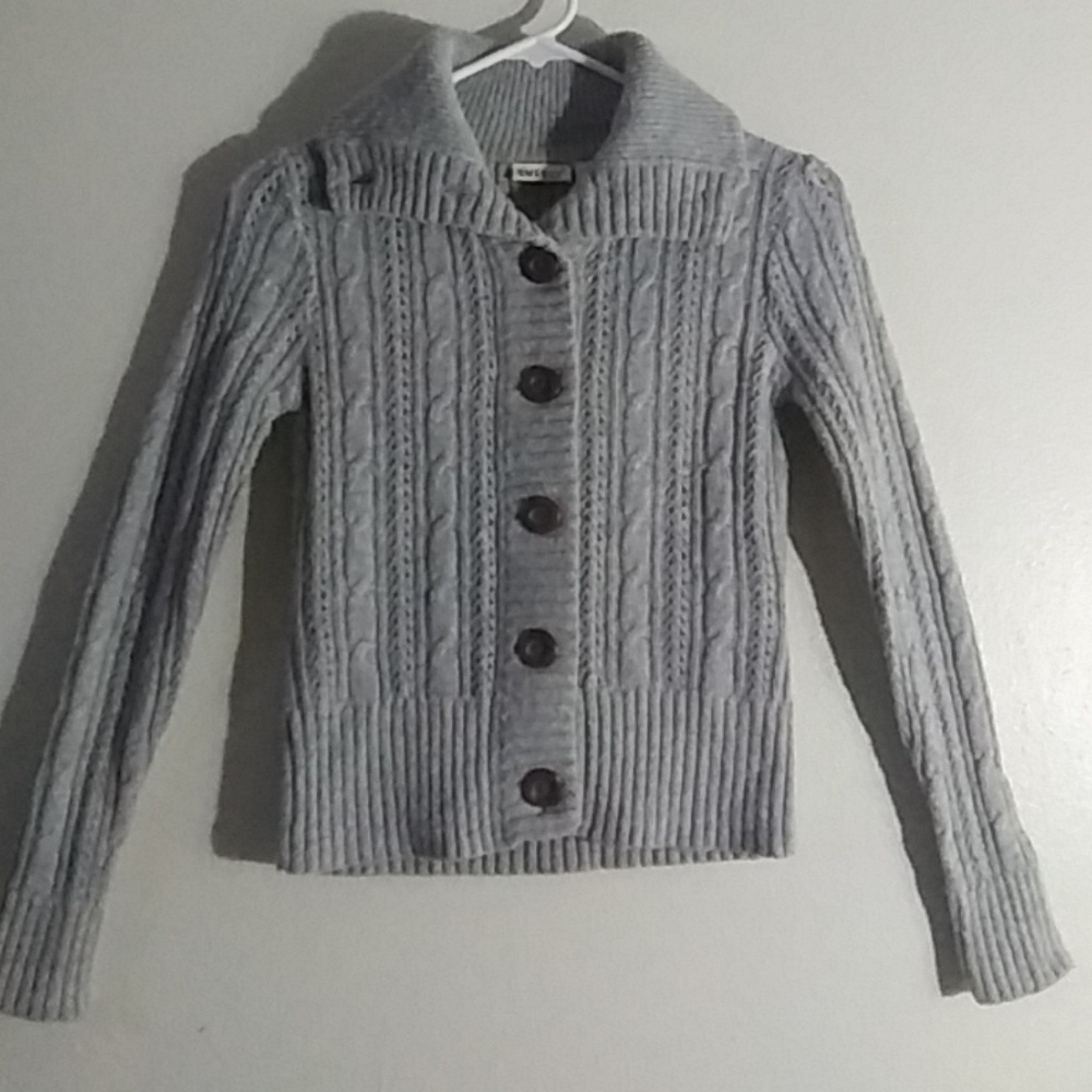 Button up sweater